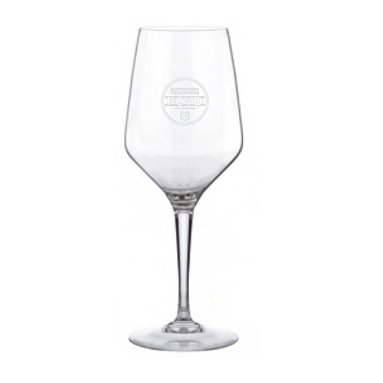 SV FCVD Gegraveerd Wijnglas