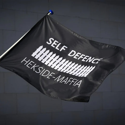 HEKSIDE MAFFIA - Self Defence vlag 150 x 100 cm